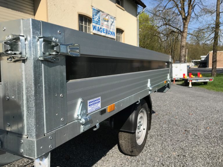 Pkw Anhänger 1200 Kg Gebremst Gebraucht Brenderup 4260 AB Alu 1200 kg 258x143x35 cm - Anhänger Wagemann
