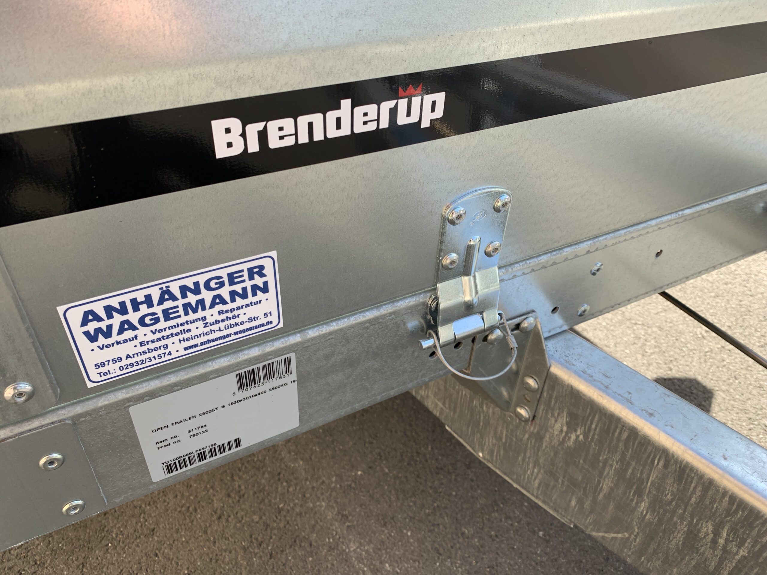 Brenderup 2300 STB 302x153x40 cm 2000 kg Tieflader – Bild 14