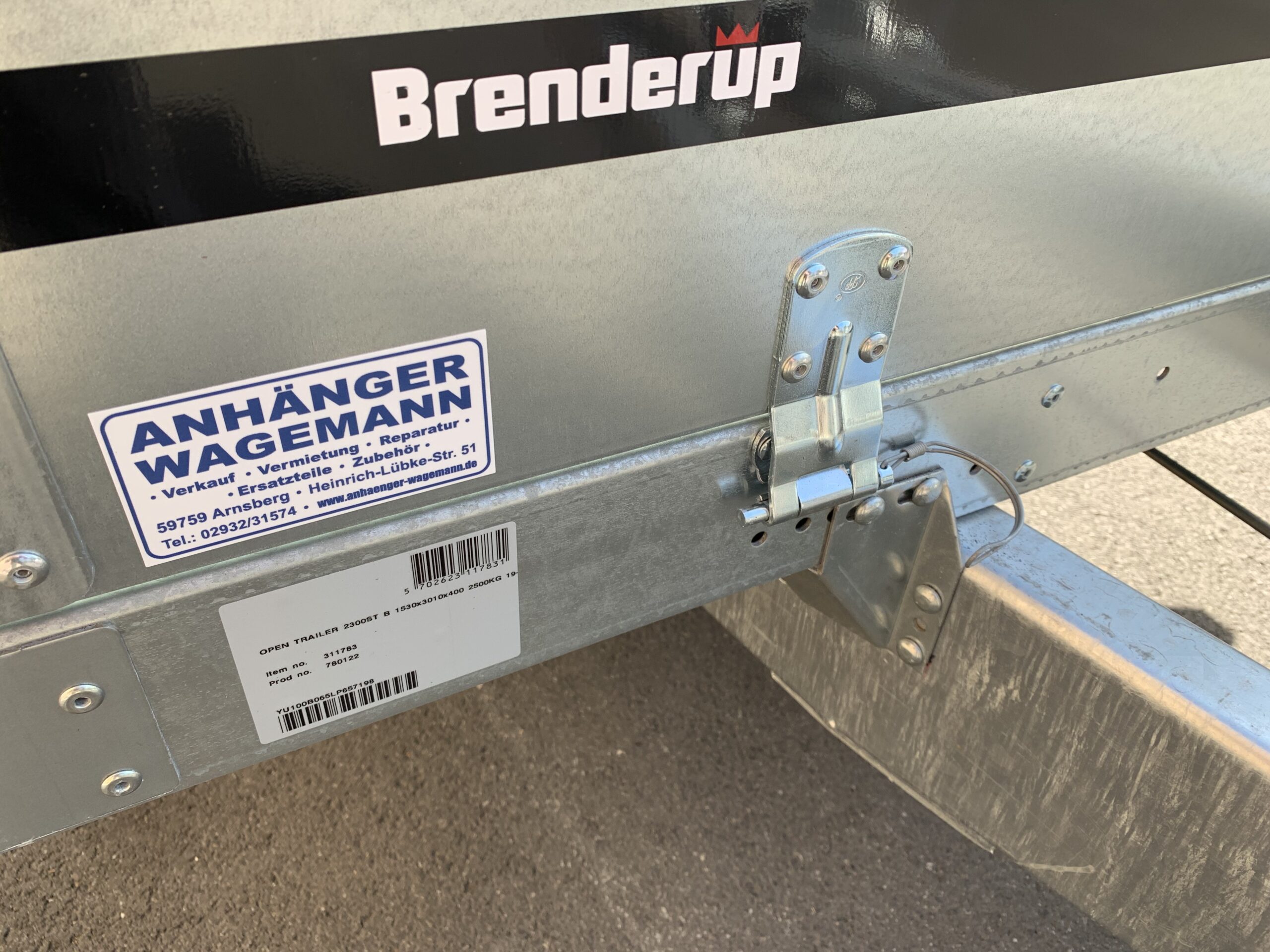 Brenderup 2300 STB 302x153x40 cm 2000 kg Tieflader – Bild 15