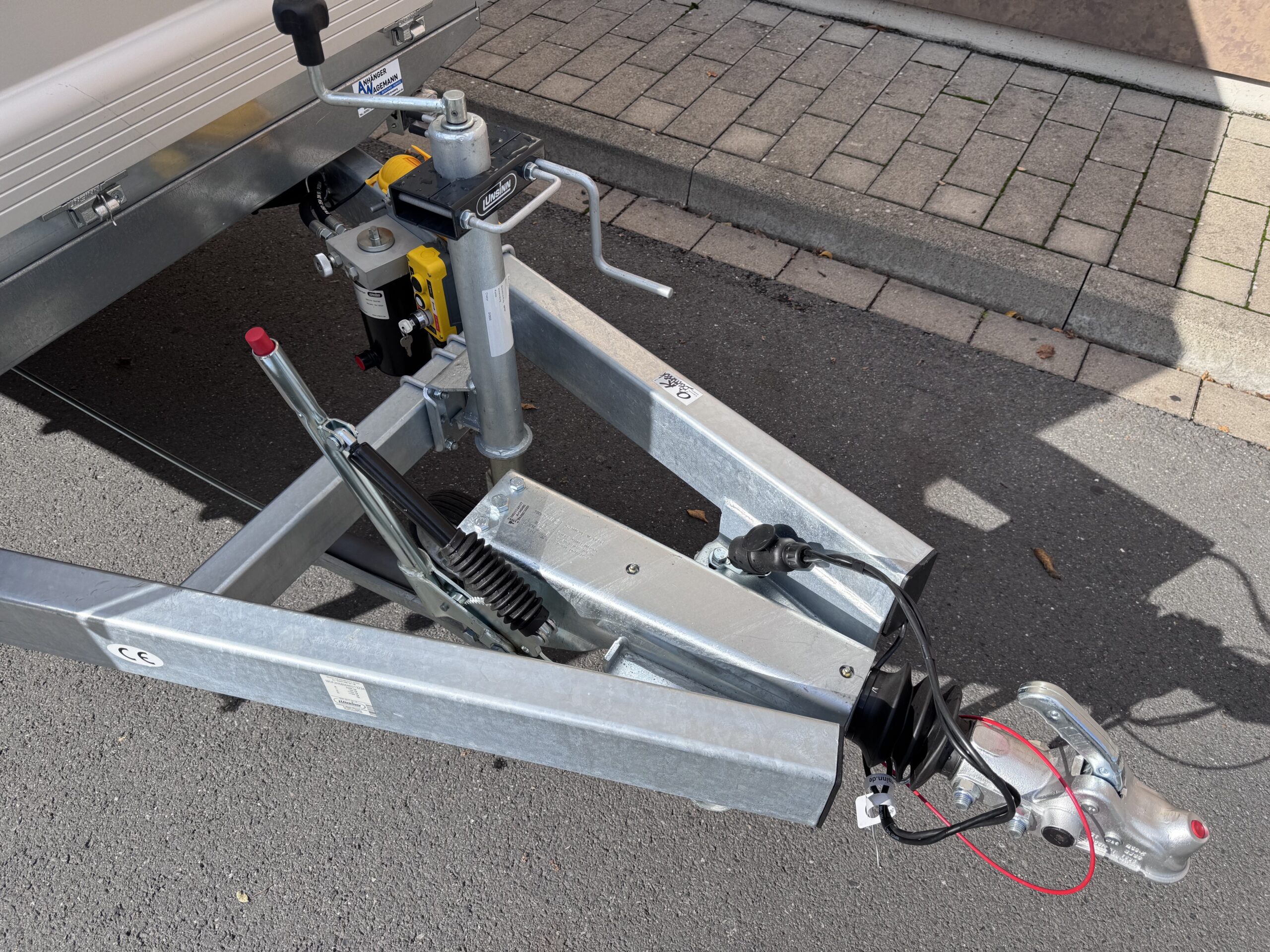 Unsinn UDK 3617-35-14 Stahlaufsatz Elektro Pumpe 366x175x35 cm 3500 kg Kipper – Bild 8